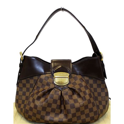 lv sistina mm|Louis Vuitton Sistina MM Damier Ebene Canvas Shoulder Bag on .